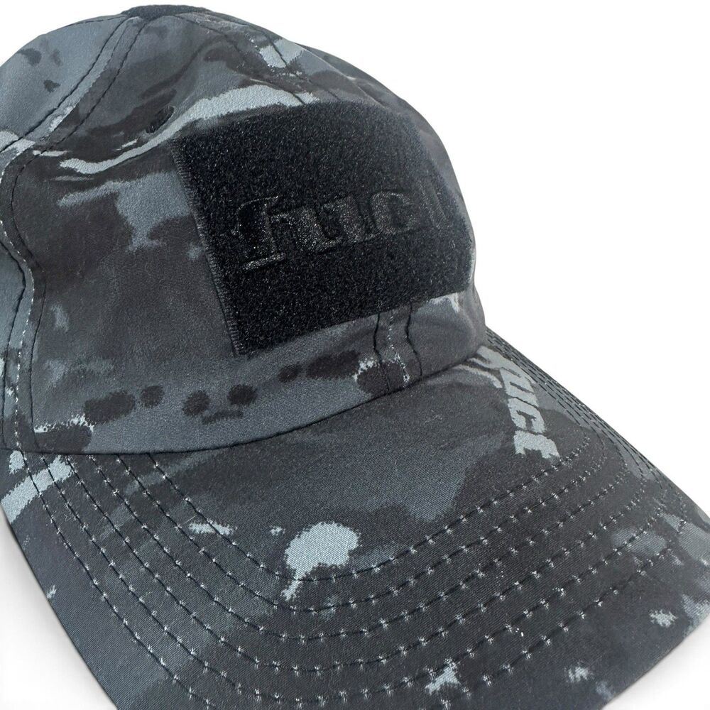 FUCT USA OCP Lightweight NAVY Camo Tactical Military Dad Hat Strapback Black